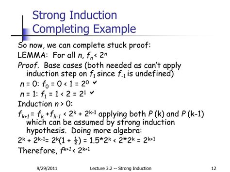 strong induction example.